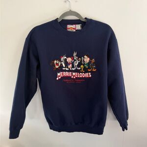 Warner Bros. Navy Crewneck Sweater